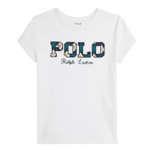(4 Years, White) Ralph Lauren Childrens/Kids Argyle Logo T-Shirt