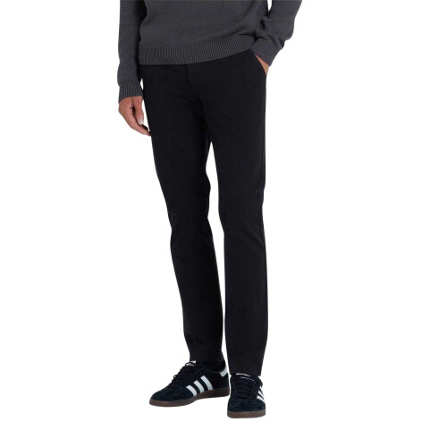 Farah (30R, Black) Farah Mens Plain Slim Chinos 2