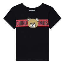 (12 Years, Black) Moschino Childrens/Kids Bear Logo T-Shirt