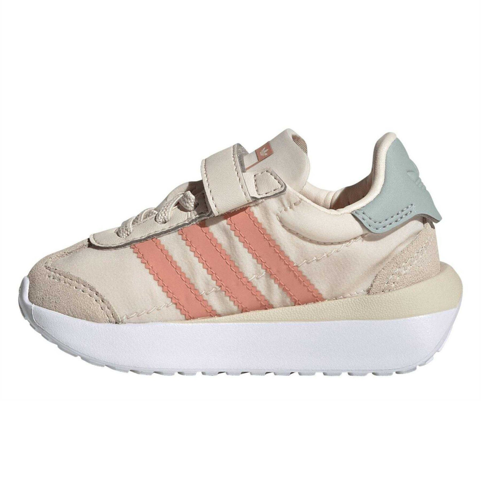 Adidas (9.5 Uk Child, Wonder White) Childrens/Kids Country Xlg Leather Platform Trainers