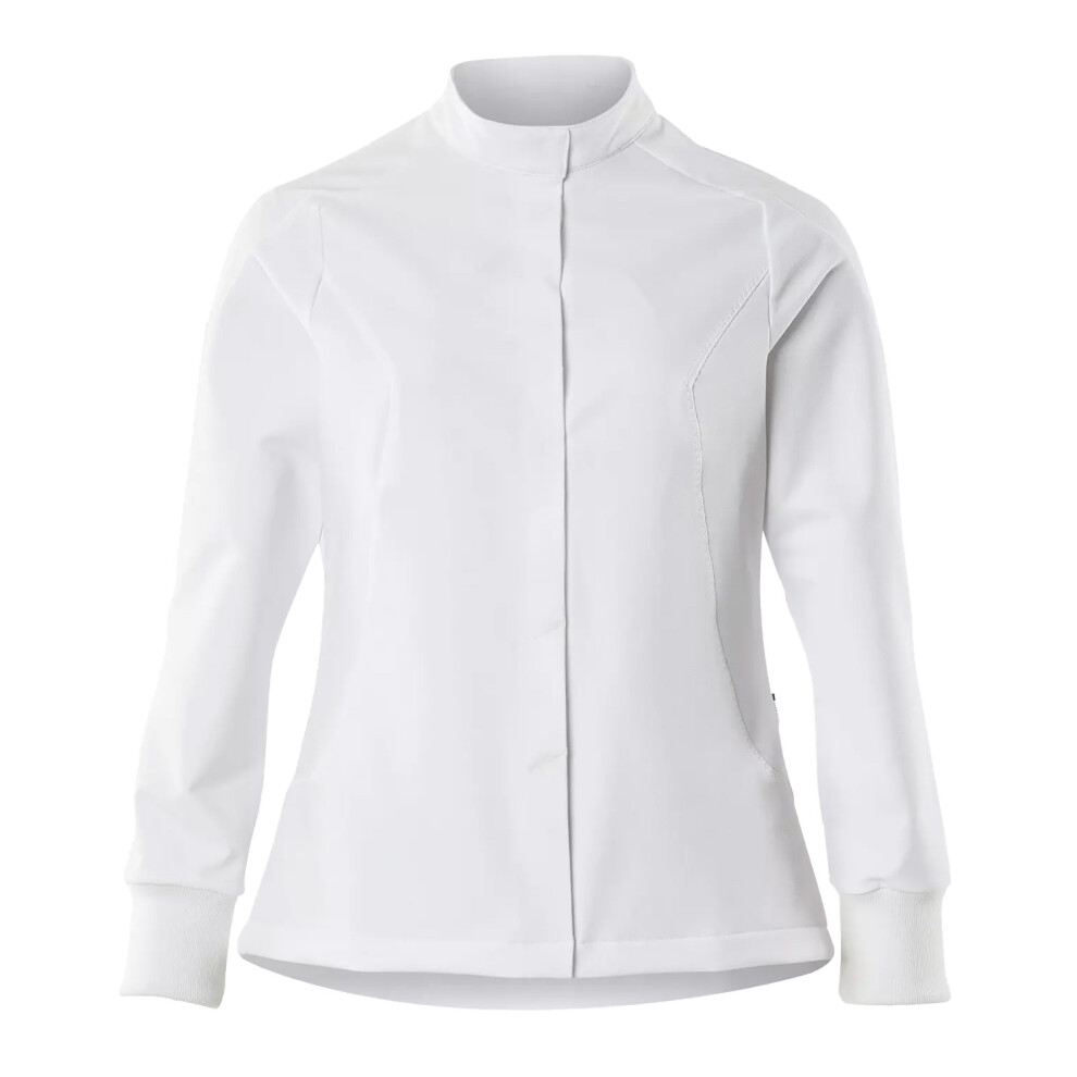 (5Xl, White) Mascot Womens/Ladies Food & Care Chef Jacket 5063852903023