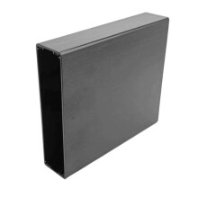 Aluminum Enclosure Integrated Black Box Waterproof Case Electronic Box DIY Power Housing Instrument 140x36x100mm