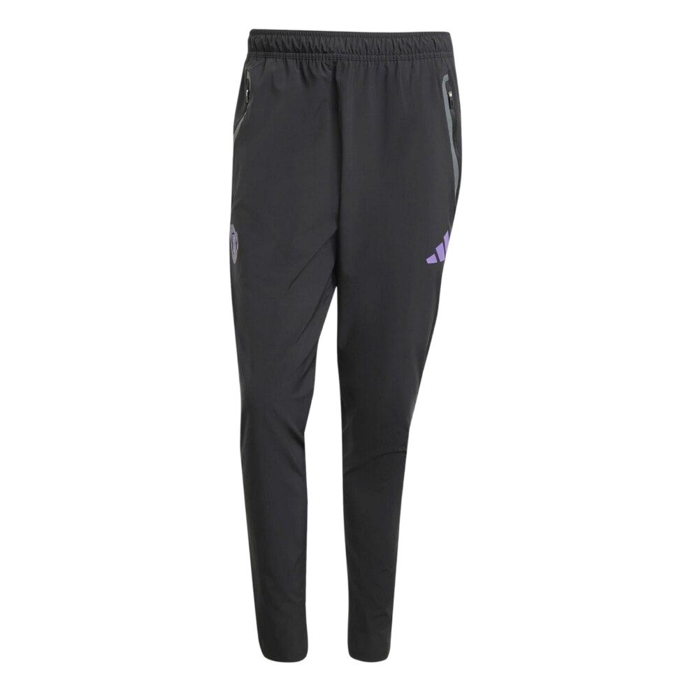 Adidas (M, Black) Mens 2025/2026 Manchester United Fc Tracksuit Bottoms