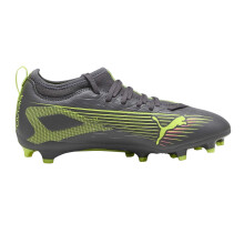 (3.5 UK, Matted Silver) Puma Childrens/Kids Ultra Match Firm Ground Football Boots