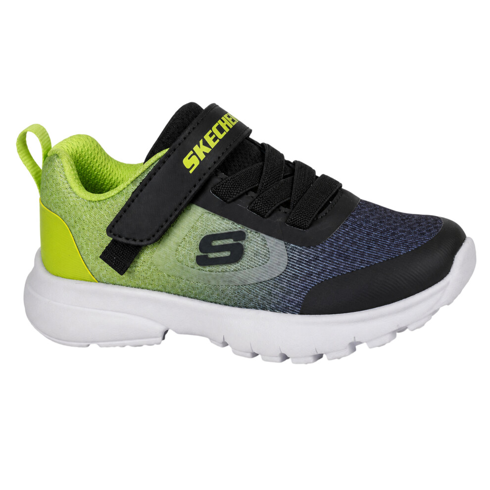 Skechers (9 Uk Child, Black/Lime) Childrens/Kids Razorflex Trainers