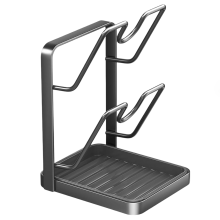 Organisateur Support Égouttoir de Cuisine pour Couvercles 2-en-1 Multifonctionnel — rangement ustensiles cuisine