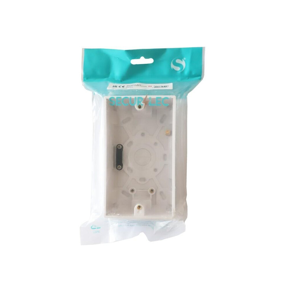 (25Mm, Beige) Securlec Double Pattress Box 5063884437459