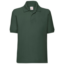 (14-15 Years, Bottle Green) Fruit of the Loom Childrens/Kids 65/35 Polo Shirt