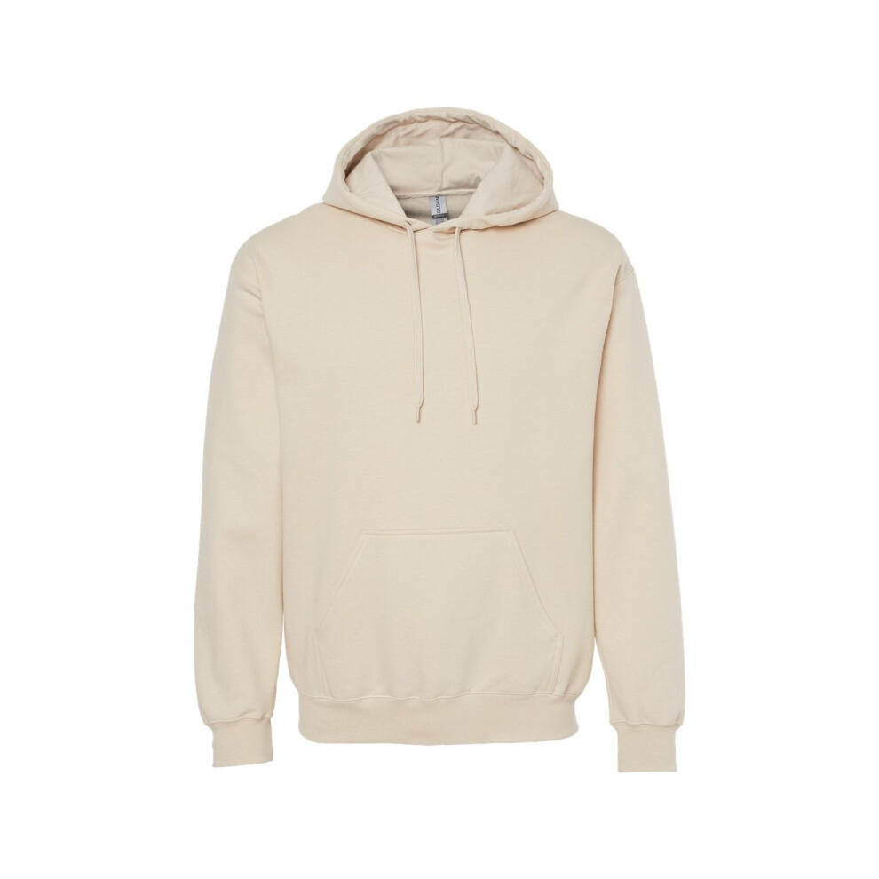 Gildan (4Xl, Sand) Unisex Adult Softstyle Fleece Midweight Hoodie