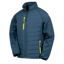 (S, Navy/Yellow) Result Womens/Ladies Compass Soft Shell Jacket