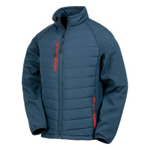 (XXL, Navy/Red) Result Womens/Ladies Compass Soft Shell Jacket