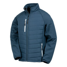 (M, Navy/Grey) Result Womens/Ladies Compass Soft Shell Jacket