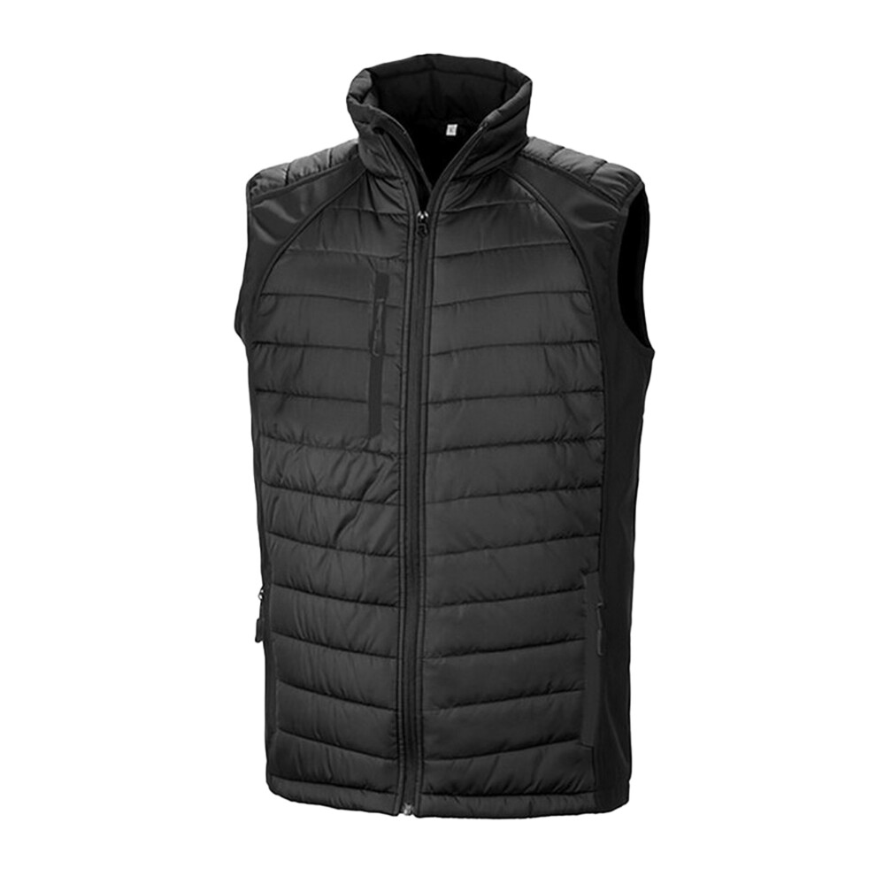Result (Xs, Black) Unisex Adult Compass Softshell Gilet