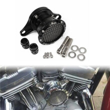 Motorcycle Retro Aluminium Air Filter Modified CNC Filter Accessories Air Cleaner for X48 XL883 XL1200 04-2014 B
