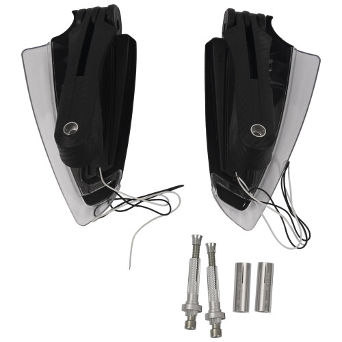 Motorcycle Handlebar Hand Protector With Led Light Handguards Led Hand Guard Universal Hand Guards Motor Accessories