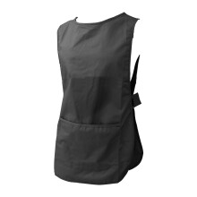 (XL, Black) Dennys Womens/Ladies Workwear Tabard (Pack of 2)