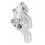 Guiador Retrátil Alto Cromado de 4 Polegadas com Braçadeira Superior para Guidão de Alumínio CNC de 4 Polegadas para  Tour Glide Dyna Road King 4