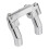 Guiador Retrátil Alto Cromado de 4 Polegadas com Braçadeira Superior para Guidão de Alumínio CNC de 4 Polegadas para  Tour Glide Dyna Road King 6