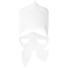 4 Stuks Onafgewerkte Konijn En Blanke Maskers Handbeschilderd Diy