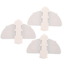 3St Silicone Deursloten Schuifdeurslot Beige
