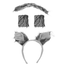 Set Wolvenkostuum Accessoires Oor Hoofdband Handschoenen Cosplay