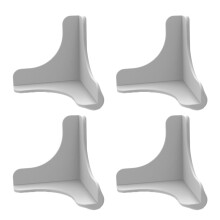 3Pack Beschermhoek 4,5 inch Kinderveiligheid Grijs Silicone