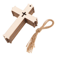 30Sets Kleine Kruisjes Beige Onbehandeld Voor Knutselprojecten