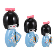3 Stuks Japanse Kimono Poppenversiering Japans Stijl