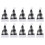 10 Stuks Mini Santa Petje Kerst Lollydrop Versiering 1