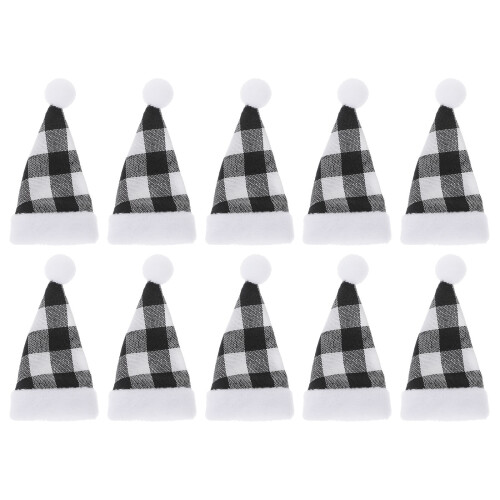 10 Stuks Mini Santa Petje Kerst Lollydrop Versiering