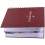 Donkerrood Notitieboek Stijlvolle Studentenplanner 1