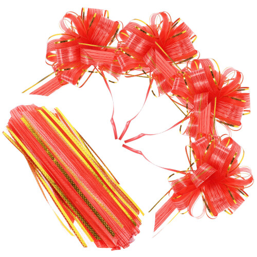 20St Plastic Pull Bows Voor Cadeauverpakking En Feestdecoratie