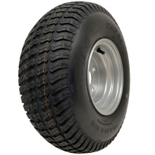 18x6.50-8 Lawnmower Grass Tyre On Rim 4 Ply Wanda P332 4x4” PCD Rim Tubeless