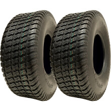 18x6.50-8 Lawnmower Tyres 4-ply Multi Turf Grass Journey P332 350kgs (Set of 2)