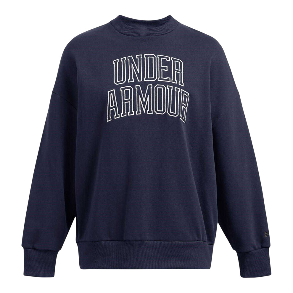 Under Armour (12 Uk, Blue) Womens/Ladies Icon Oversized Sweatshirt