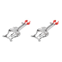 2X Trumpet Lyre Marching Portable Music Sheet Clip Metal Clamp Holder with Rubber Pad Music Stand Accessories