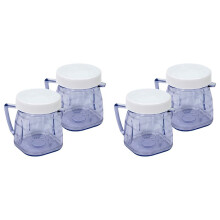 4 Pack Ersatz Teile für Izer Die Meisten Mixer Zubehör Teile Sind mit 1 Tasse Plastik Glas Kompatibel