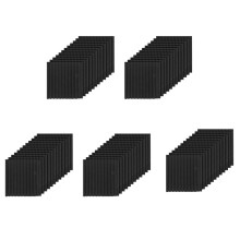 60 Pcs Black Acoustic Panels Soundproofing Foam Acoustic Tiles Studio Foam Sound Wedges 2.5 x 30 x 30cm