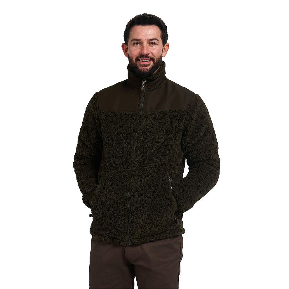 Jack Pyke Sherpa Fleece Jacket Gen2 Dark Olive X-Large