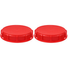 2Stk Roter ABS Deckel Mit Dichtung Für Ibc Wassertanks, Sicher