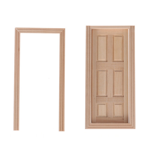 1:12 Mini Huis Miniature Diy 6-Panelen Interieur