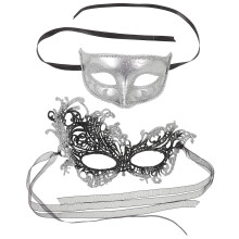 2 Stuks Mascarade Bal Cosplay Masker Voor Halloween En Carnaval