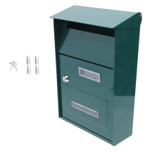 1Grüner Briefkasten Metall Hochwertig Für Heimgebrauch