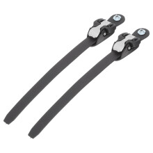 2St Draagbare Zwarte PVC Buckle Straps Roller Skates Accessoires