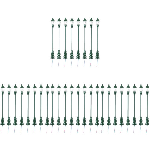 32Pièces Luminaire Miniature Vert Pour Décor De Table Paysage