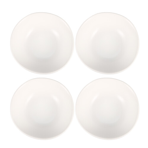 8Pièces Bols À Céramiques Blanches Élégants Pour Buffet 1