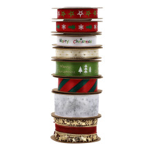 8St Diverse Gekleurde Kerstlinten Voor Cadeau En Feest