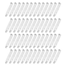 150Pièces Épingles Broches Argentées 37Mm Métal Sûr Pour Femmes