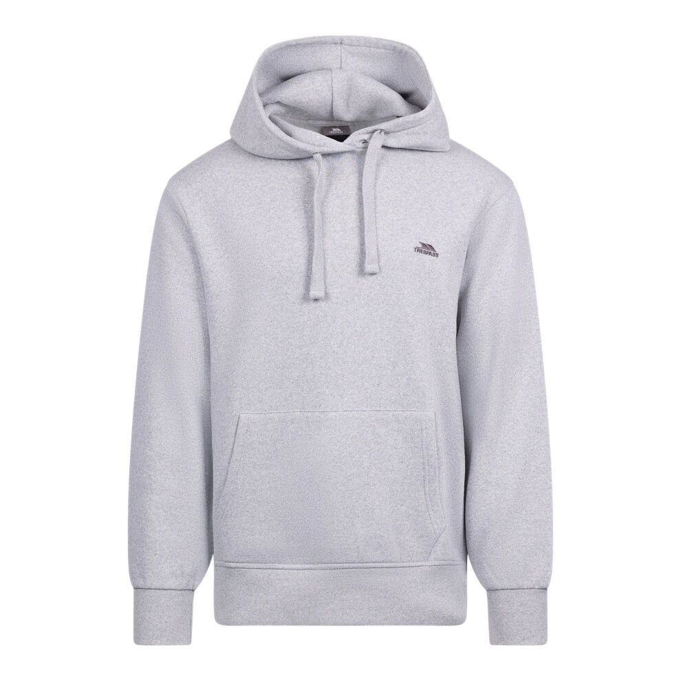 Trespass (Xl, Grey Marl) Mens Truman Logo Hoodie