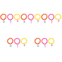 15Pièces Bracelets Perles Confortables Pour Cadeaux